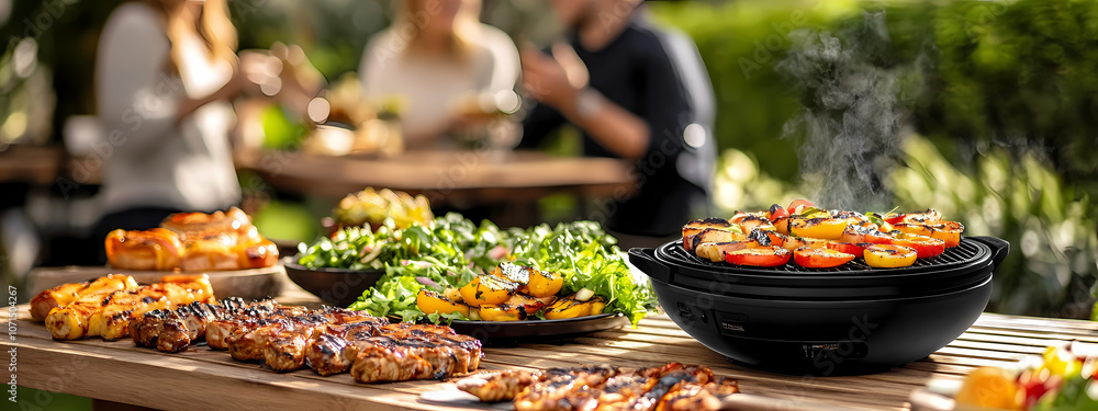 Obraz premium Joyful Summer Cookout