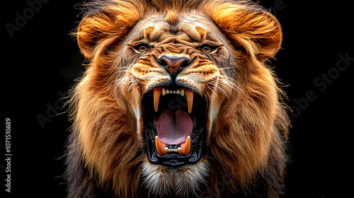 Roaring Lion Close-up - Rea...