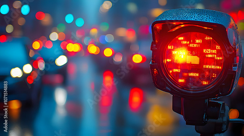 Red Light Camera in City Tr...