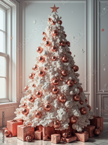 christmas tree with christmas decorations