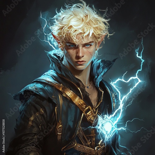 Zap is a bi-sexual serial womanizier. Halfling sorcerer. Hobbit Mage. Lightnig powers photo