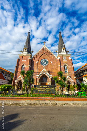 The Church of the Birth of Our Lady, also known as the Kepanjen Church in Surabaya is the oldest Catholic Church in town, and it was built in 1899 photo