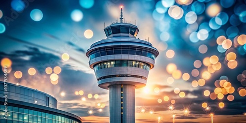 Toronto Pearson Airport Control Tower Minimalist Photography June 2023