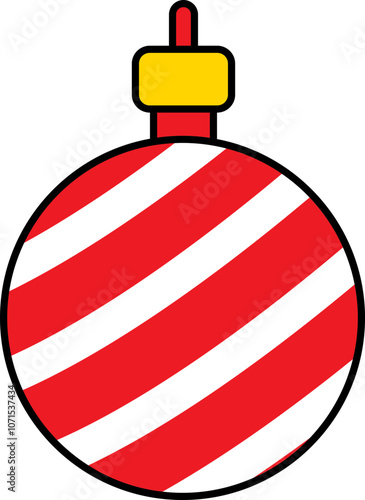 red christmas ball