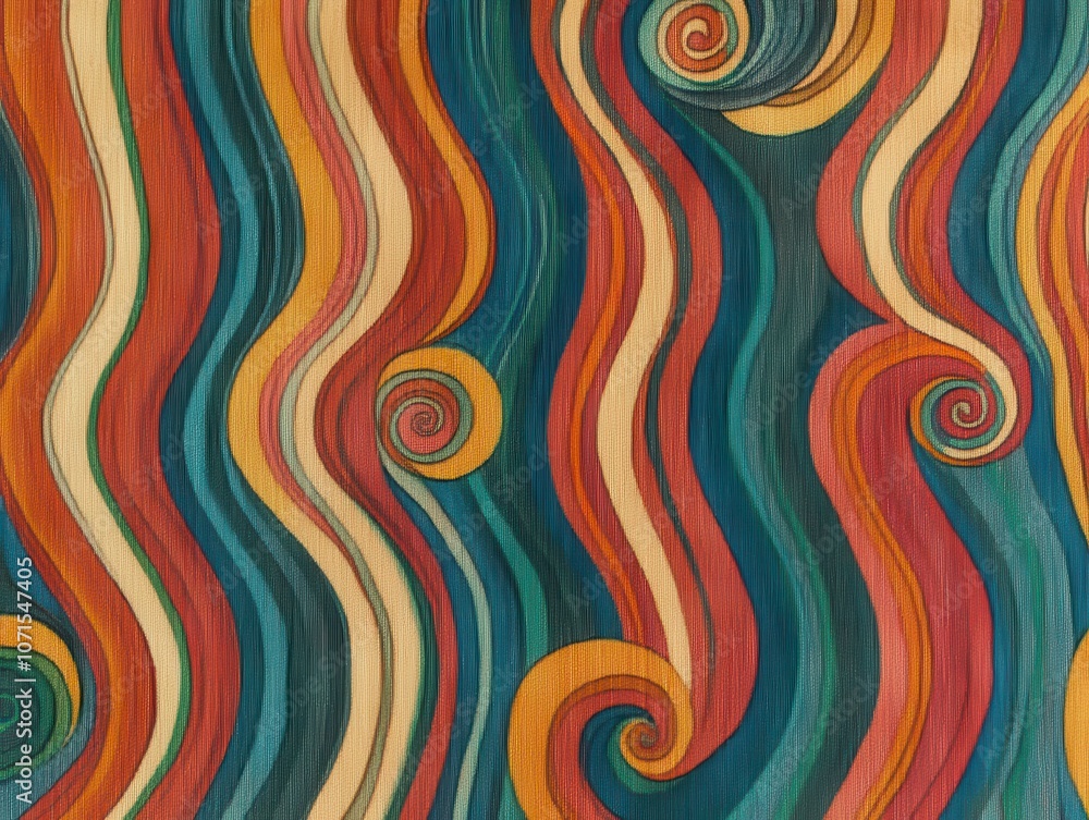 Fototapeta premium Colorful Abstract Swirls
