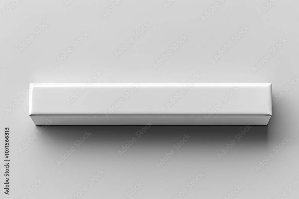 A simple, blank white rectangular box placed against a light grey background A simple, blank white rectangular box placed against a light grey background