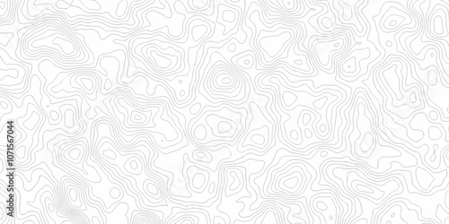 	
Black and white lines seamless Topographic map patterns, topography line map. Vintage outdoors style. The stylized height of the topographic map contour in lines and contours isolated on transparent