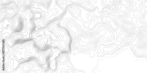 	
Black and white lines seamless Topographic map patterns, topography line map. Vintage outdoors style. The stylized height of the topographic map contour in lines and contours isolated on transparent