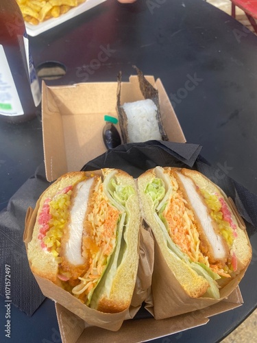 Japanese Sando chicken sandwich