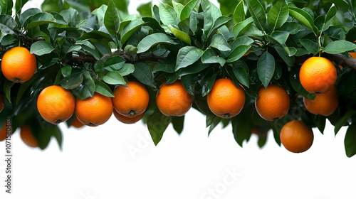 Orange Tree Branch with Rip...