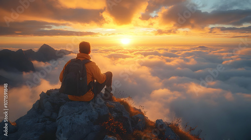 Mountaintop Sunrise View Re...