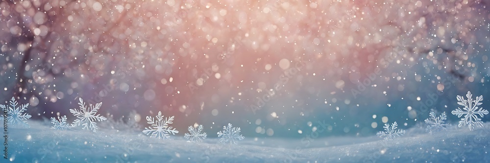 Winter bokeh pastel background snowflakes on a beautiful xmas background merry Christmas and happy new year Winter bokeh pastel background snowflakes on a beautiful xmas background merry Christmas and happy new year