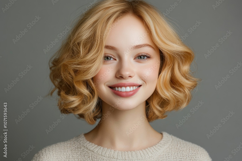 Fototapeta premium thick wavy hair
