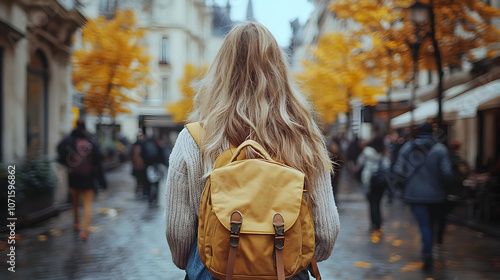 Backpack, Walking in the Ci...