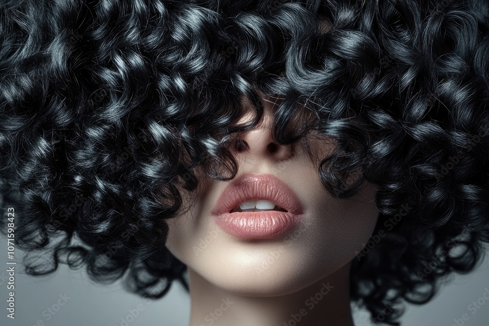 Fototapeta premium thick wavy hair