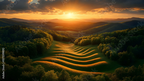 Golden Hour Hills - Nature ...