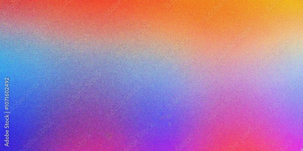 Fototapeta premium Colorful blue and purple gradient background, grainy noise texture gradient