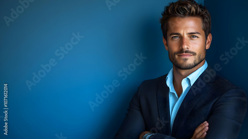 Portrait of a Handsome Man ...