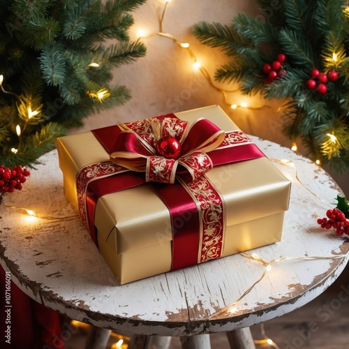 christmas tree and gifts