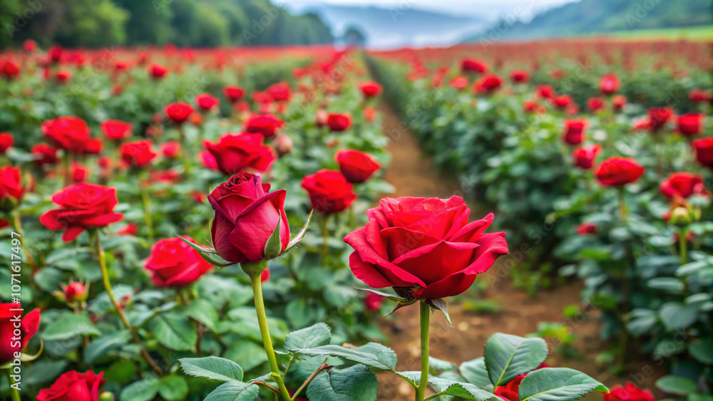 Obraz premium field of poppies. flower, field, poppy, red, nature, spring, summer, flowers, plant, meadow, tulip, garden, poppies, beauty, blossom, bloom, grass, tulips, color, flora, beautiful, sky, rural, floral,