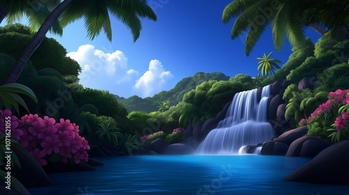 waterfall in the forest