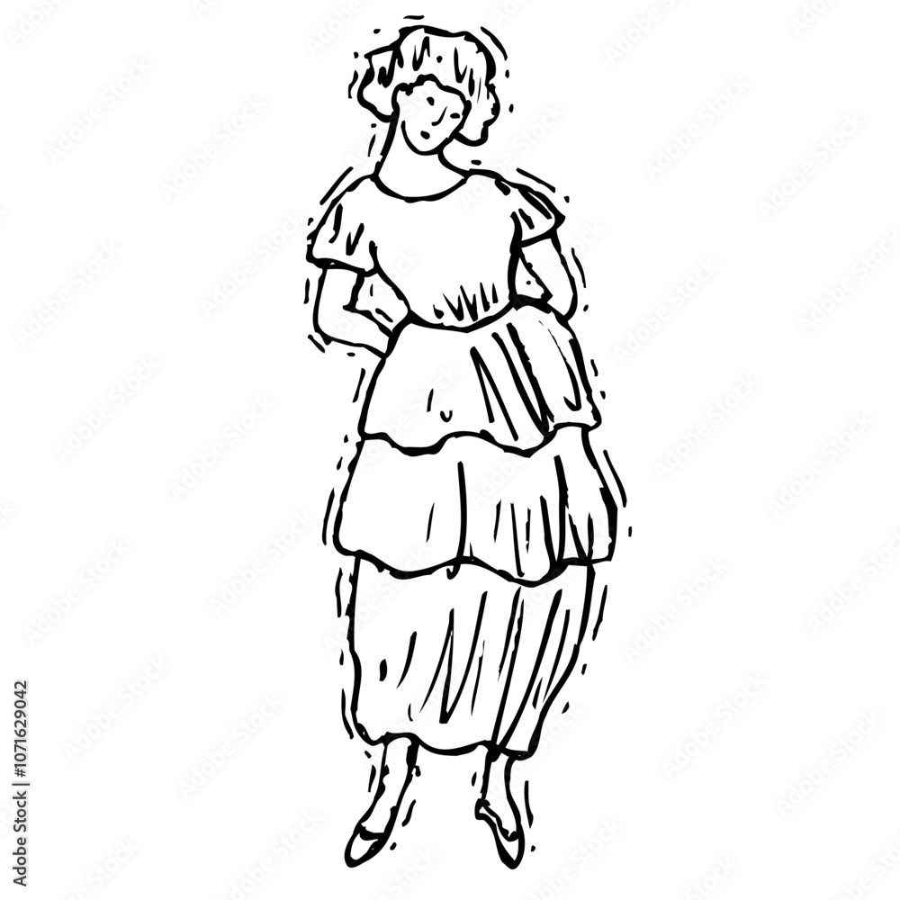 Fototapeta premium sketch of a person