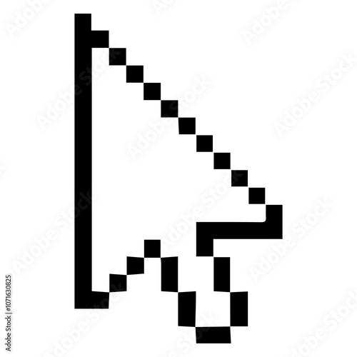 Mouse cursor icon in 8-bit format.