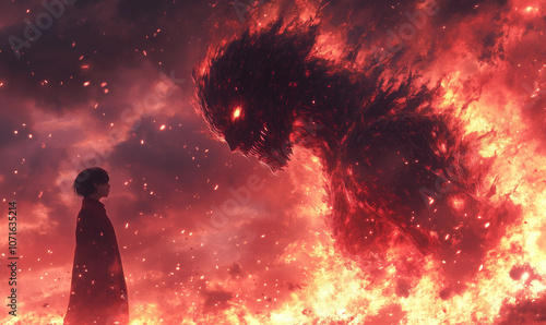 boy and demon lord