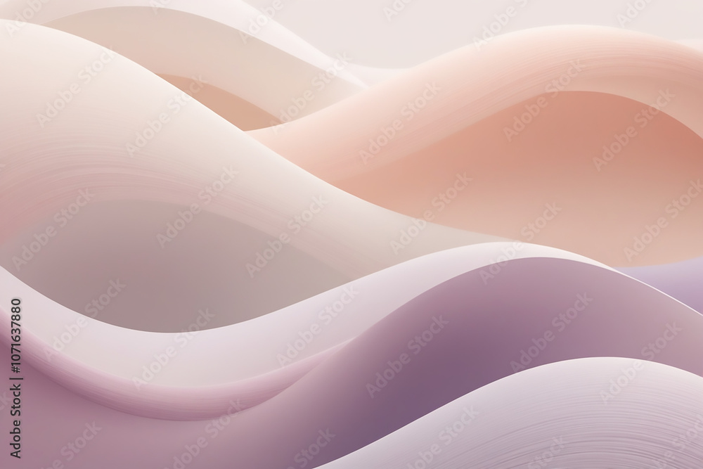 Fototapeta premium Dynamic Vector Background of transparent Shapes in blush and white Colors. Modern Presentation Template