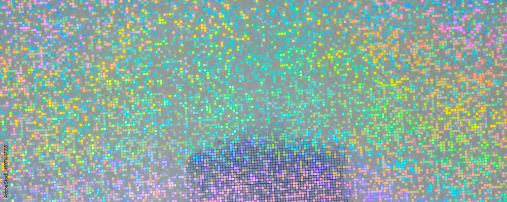 Fototapeta premium Holographic rainbow foil iridescent texture abstract hologram background