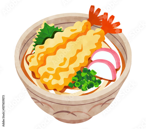 海老天うどん