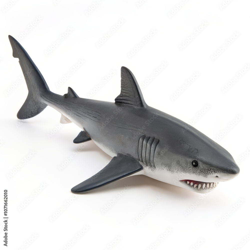 Fototapeta premium shark isolated on white