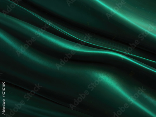 green smooth waves background