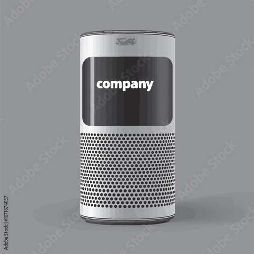 illustration of a portable speaker