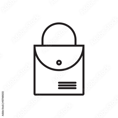 Shopping Bag Icon for E-commerce and Retail photo