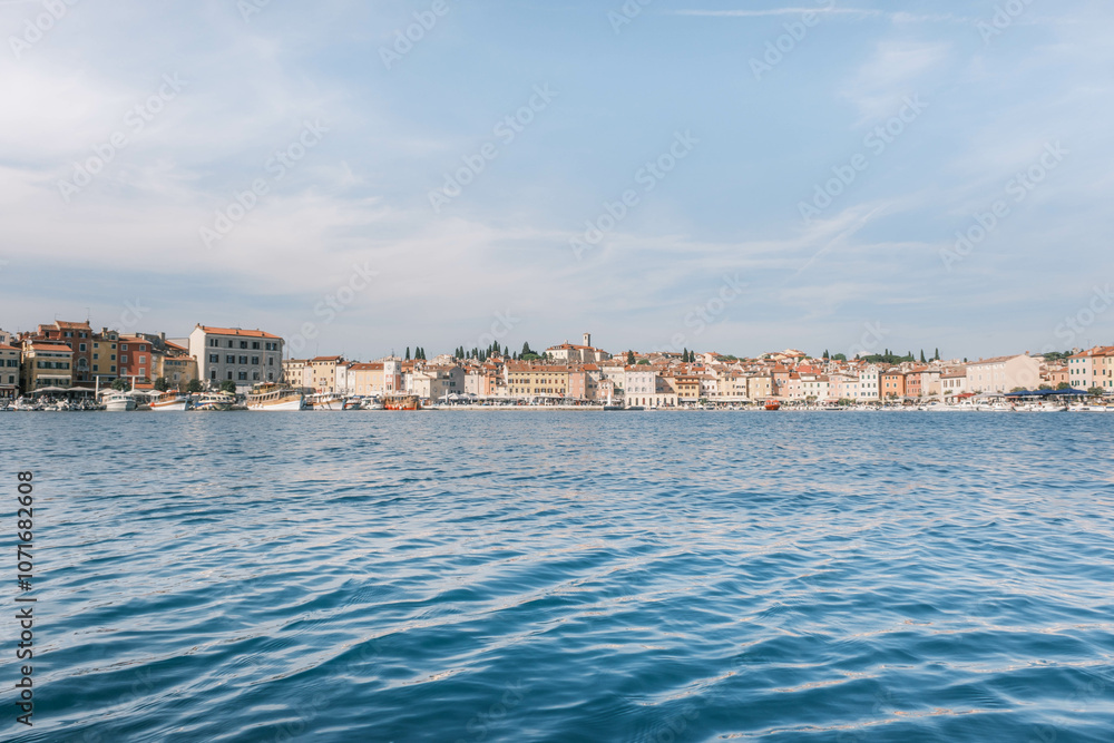 View of coastal town of Rovinj, Croatia View of coastal town of Rovinj, Croatia
