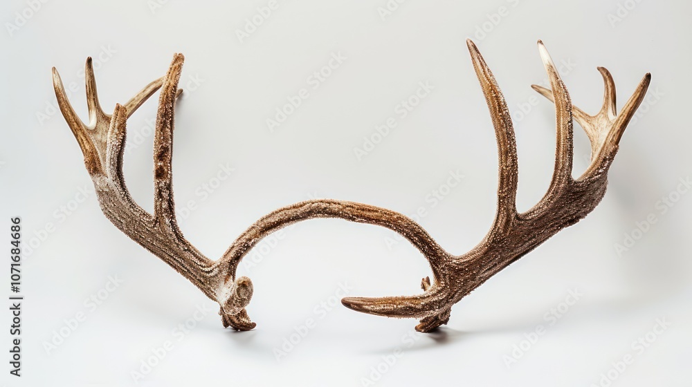 Obraz premium Reindeer antler headband, isolated on white