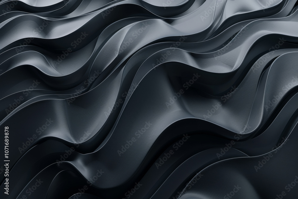 The image is a close up of a black and white patterned surface The image is a close up of a black and white patterned surface