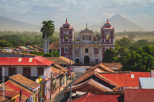 In the historic centre of Leon, Nicaragua