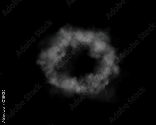 Fog or smoke, white smog clouds on floor, isolated transparent special effect. Vector illustration, morning fog over land or water surface, magic haze.	