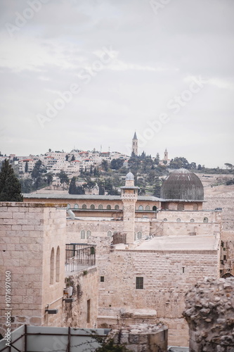 view over the city of Jerusalem 
