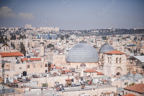 view over the city of Jerusalem 