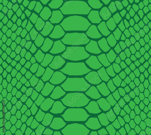 Skin Reptile, Green Crocodile Skin Texture