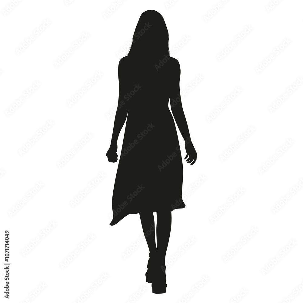 silhouette of a woman