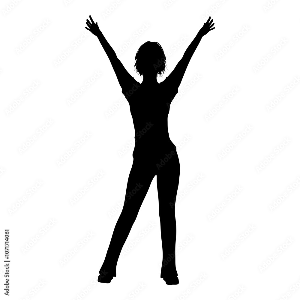 silhouette of a woman