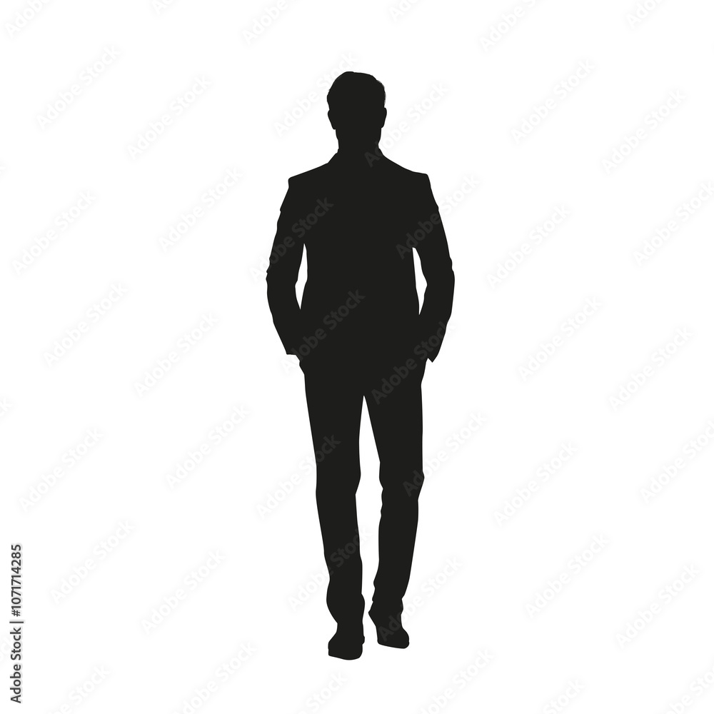 silhouette of a man