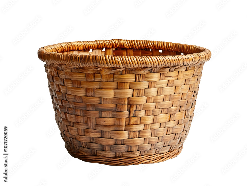 a basket with a white background a basket with a white background