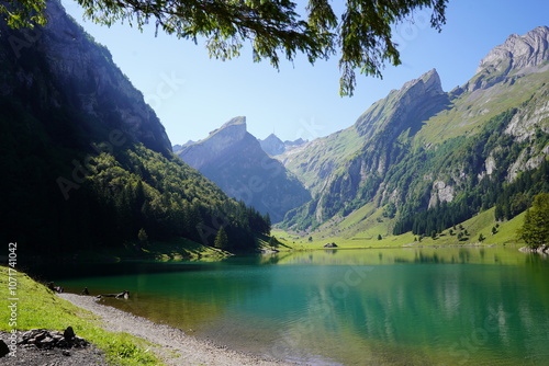 Seealpsee in der Schweiz photo