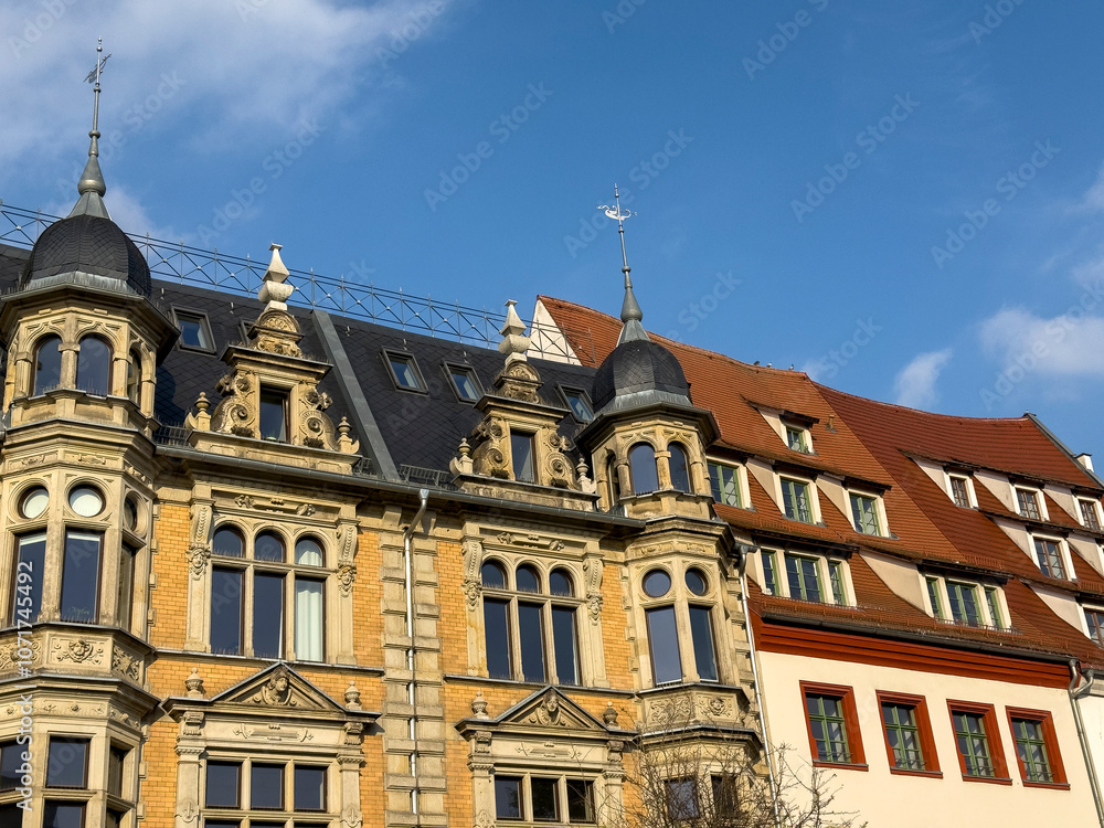 Fototapeta premium Architecture Modern and Old House Styles