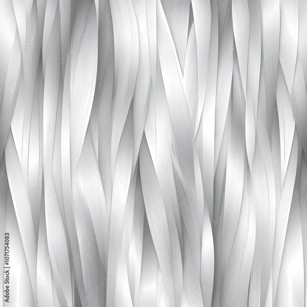 Obraz premium Elegant Abstract White Design